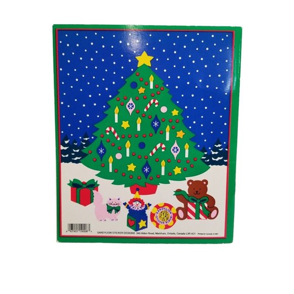 Vintage Sandylion Sticker Album 1990s Santa Claus Christmas Sandy Lion Book 90s - Picture 3 of 10